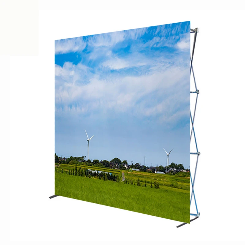 8ft 10ft Advertising Backdrop Banner Wall Trade Show Pop Up Display Stand