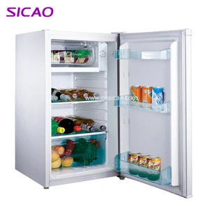 95L Desktop mini bar fridge compressor refrigerator with freezer box for beverage