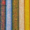 A5 Sheets Shiny Iridescent Pastel Chunky Glitter Fabric Leatherette Faux Leather For Bows Crafts