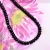 Import AA quality 8 inches black onyx roundel faceted natural stone beads from India