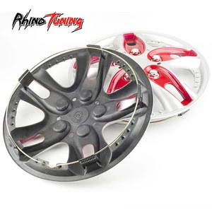 ABS Plastic Wheel Cover For Steel Rim 12 inch Silver Clip on Hub Cover