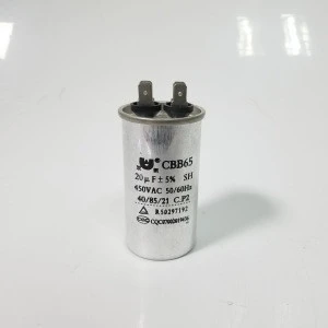 AC motor run capacitor CBB65 20uf/450VAC