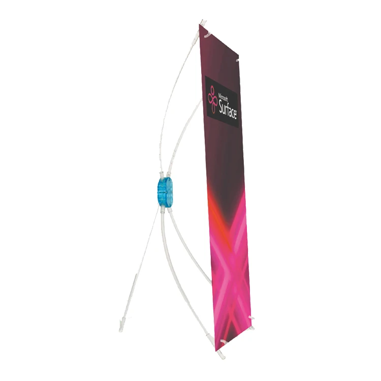 Adjustable Portable x-stand banner Korean style display High stability universal X-banner 60*160