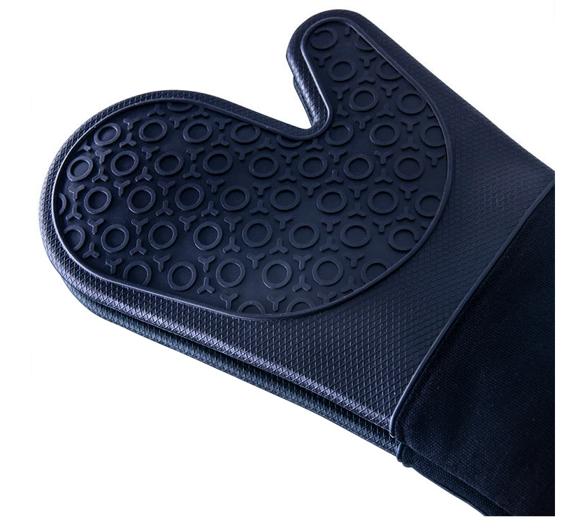 Advanced Heat Resistance and Non-Slip Textured Grip Kitchen cooking Silicone Oven Mitts