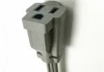 Air Conditioner and Major Appliance Extension Cord Listed Custom Long Power Cords Gray