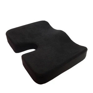Air cooled memory foam large gel seat cushion