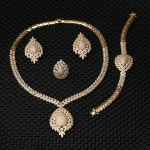  unique and beautiful REAL wholesale new fashion women luxury jewelry set E-7297