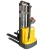 Import all electric walking forklift 1ton 1.5 ton pallet stacker electric stacker from China
