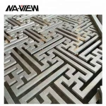 Aluminium Garden Cover Laser Cut Pattern Metal Top Screen