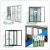Import Aluminium patio sliding doors glass awning windows accordion with locks from China