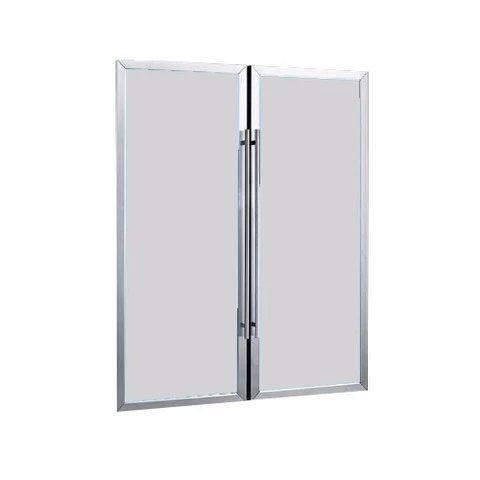 aluminum alloy frame upright refrigerator glass door for walkin cooler