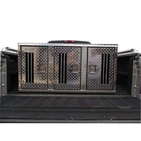 Aluminum Alloy Strong Dog Box alloy outdoor dog bed with ute canopy tool box