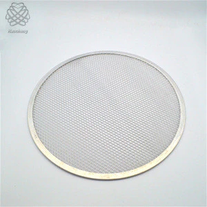 Aluminum Food grade Stainless steel Pizza screen mesh Pizza Tray