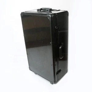 Aluminum Storage Case Aluminum Tool Carrying Box With Trolley and Wheels