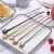 Import amazon hot sales 18/8 food grade customized new style stainless steel bar straw spoon promotion gift straw spoon from China