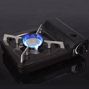 Amazon Top Seller 2018 Hot Sell Portable Windproof Mini Butane Gas Stove Camping with gas stove outdoor cooking