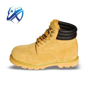 Anti slip durable rubber goodyear safety footwear safety shoes for heavy industry workers