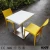 Import artificial marble restaurant cafe bistro table and chair sets from China