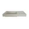 Artificial Stone Resin Beige Bathroom Cabinet Wash Basin Bathroom Vanity Countertop Sink