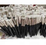 artists oil paint brush oil paint brush sets wooden  professional  premium nylon hair artist acrylic oil painting brushes