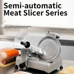 ASAKI brand new price favorable Meat Slicer semi-automatic with Automatic frozen meat slicer