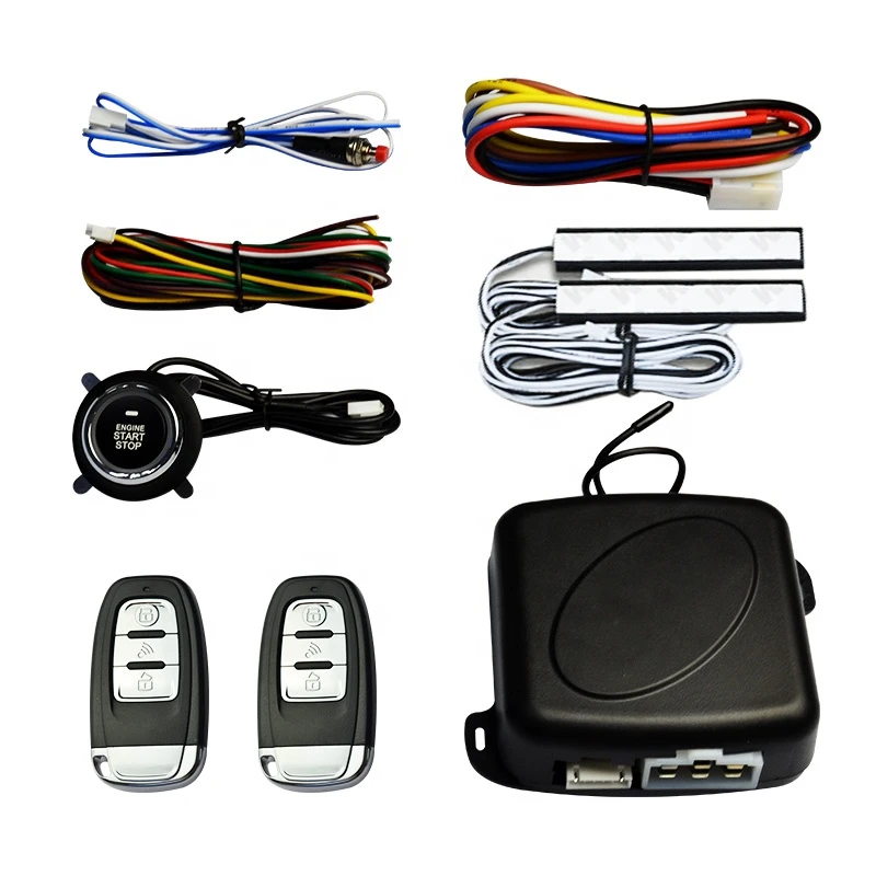 Auto Car Alarms System PKE Keyless Entry Push Button Engine Ignition Start Stop Car Security System
