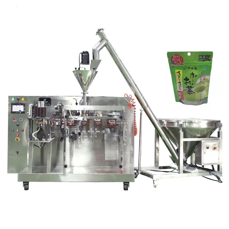 Automatic Cocoa Chocolate Powder Premade Stand Up Bag with Zipper Filling Packing Machine