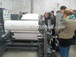 Automatic film label hot melt adhesive coating lamination machine