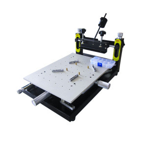 Automatic stencil printer High precision manual solder paste printer, reflow oven, smt pick and place machine