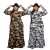 Import Autumn and Winter Hot Camouflage Print Ladies Plus Size Long Sleeve Dress from China