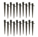 Axe Sickle Set 50 Drip Emitters Perfect 4mm/7mm Tube Adjustable 360 Degree Water Flow Drip Irrigation System Watering System