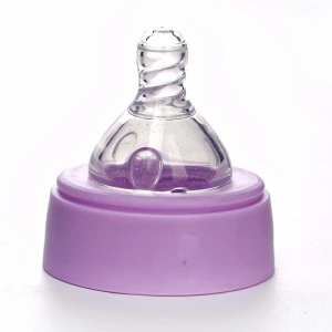 Babies Milk Bottle PP Eco Friendly 250ml 125ml Food Grade Supplies BPA Free Silicone Nipple Infant Feeding Bottles Custom Logo