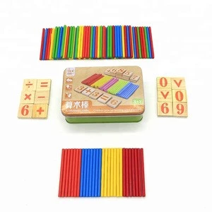Baby Toys Wooden Counting Sticks early Education Wooden for Child Math toys