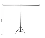 Background Stand 1.4*2 M   T Type Stand Backdrop Support System Kit for Photography Photo
