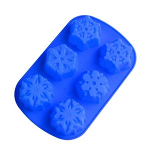 Bakery Cake DIY Snowflake Brush Baking Mould Snowman Christmas Silicone Mold Pastry