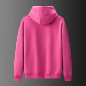 Basic cheap price brushed fleece hoodie