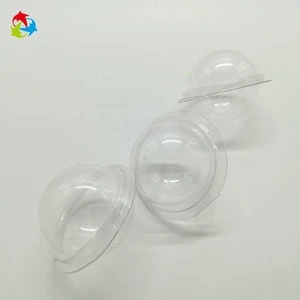 Bath Bomb Mold Clear Plastic Round Clamshell