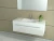 Import bathroom with brush handles,glossy black bathroom wall cabinet,MDF MFC PVC bathroom vanity from China