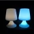 Import battery rechargeable wireless led color changing restaurant table lamp with touch sensor from China