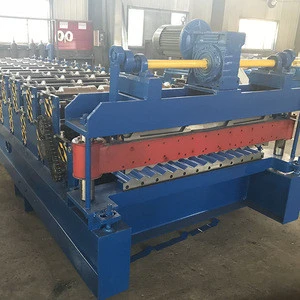 BD double deck roll forming machine for sale/metal roof tile making machine
