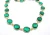 Import Beautiful green quartz oval shape handmade bezel chain from India