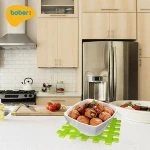 Best Quality Kitchen Gadget Heat Resistant Pad Silicone Cup Coaster Silicone Table Pot Mat Hot Pad