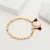 Import Best Selling Adjustable Bead Chain Bracelet Real Gold Plated Copper Bead Jewelry Bracelet with Cotton Tassel from China