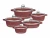 Import Best Selling Fashion Oval Casserole Non Stick Pan Carved Bottom Cooking Pot Kitchen Marble Coating Nonstick Cookware Sets from China