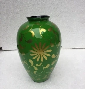 Best selling High quality eco friendly green Lacquer Vase from Vietnam