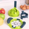 Best Selling New Plastic Industrial Green Manual Slice Boiled Egg Kitchenware Tool