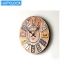 Best selling new style gift digital printed wooden wall clock
