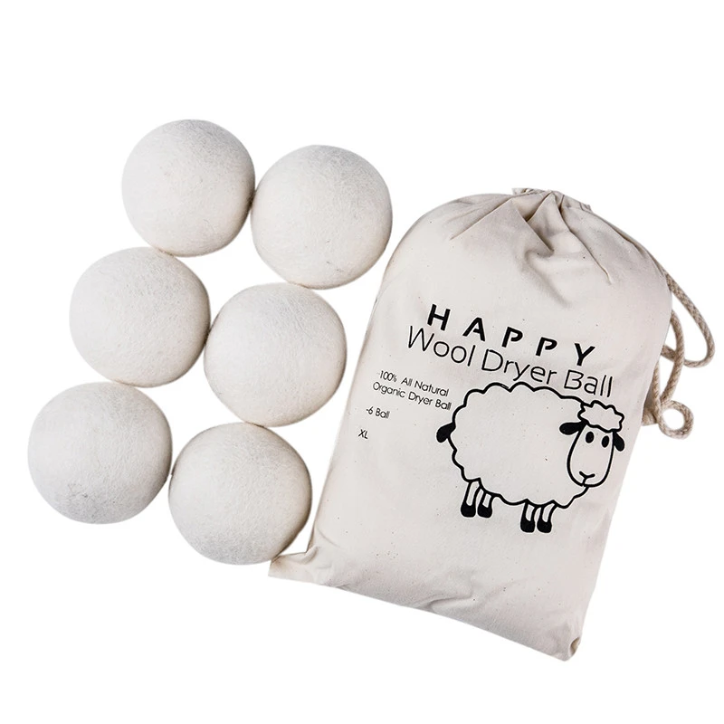 Best Selling Products 2020 New Trending Amazon in USA Amazon private label Organic Wool Dryer Balls for Laundry Washing Machine