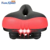 Bike Seat With waterproof Safety Tail light Bicycle Saddle