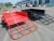 Import black color powder coating farm trailer box trailer for sale from China